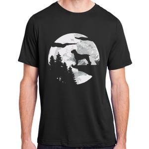 Cane Corso Dog Full Moon At Night Pet Owner Cane Corso Adult ChromaSoft Performance T-Shirt