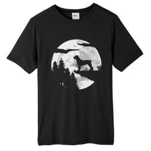 Cane Corso Dog Full Moon At Night Pet Owner Cane Corso Tall Fusion ChromaSoft Performance T-Shirt