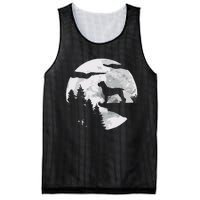 Cane Corso Dog Full Moon At Night Pet Owner Cane Corso Mesh Reversible Basketball Jersey Tank