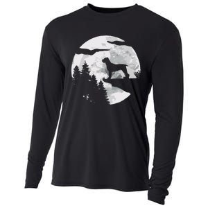 Cane Corso Dog Full Moon At Night Pet Owner Cane Corso Cooling Performance Long Sleeve Crew