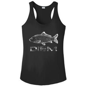 Carp (Carpe) Diem Fishing Fish Ladies PosiCharge Competitor Racerback Tank