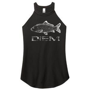 Carp (Carpe) Diem Fishing Fish Women's Perfect Tri Rocker Tank