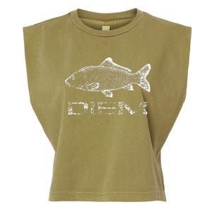 Carp (Carpe) Diem Fishing Fish Garment-Dyed Women's Muscle Tee