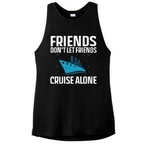 Cool Cruise Design For Cruising Cruise Ship Lovers Ladies PosiCharge Tri-Blend Wicking Tank