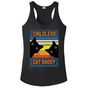 Childless Cat Daddy 2024 For President Cat Dad Ladies PosiCharge Competitor Racerback Tank