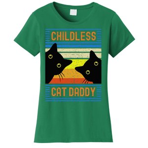 Childless Cat Daddy 2024 For President Cat Dad Women's T-Shirt