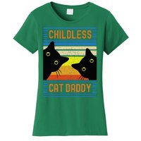 Childless Cat Daddy 2024 For President Cat Dad Women's T-Shirt