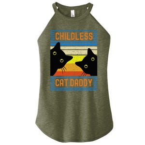 Childless Cat Daddy 2024 For President Cat Dad Women's Perfect Tri Rocker Tank