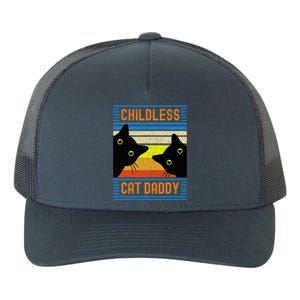 Childless Cat Daddy 2024 For President Cat Dad Yupoong Adult 5-Panel Trucker Hat