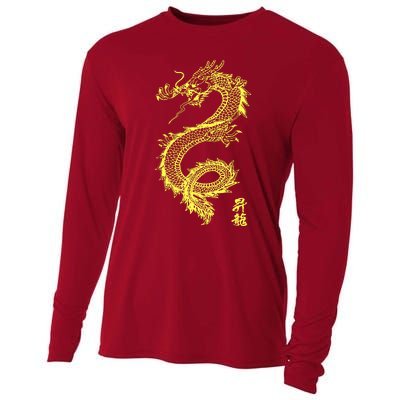 Cool Chinese Dragon Cooling Performance Long Sleeve Crew