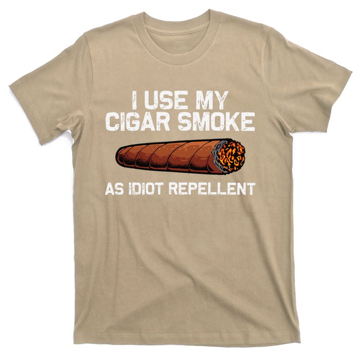 Cool Cigar Dad Tobacco Smoker Cigar Lovers Smoking T-Shirt