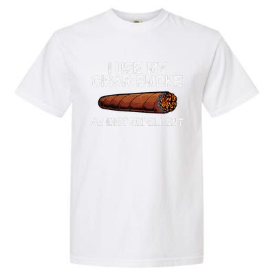 Cool Cigar Dad Tobacco Smoker Cigar Lovers Smoking Garment-Dyed Heavyweight T-Shirt