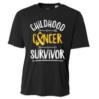 Childhood Cancer Design For A Childhood Cancer Survivor Cooling Performance Crew T-Shirt