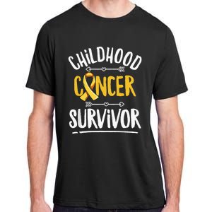 Childhood Cancer Design For A Childhood Cancer Survivor Adult ChromaSoft Performance T-Shirt