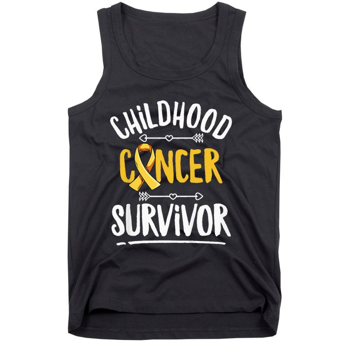 Childhood Cancer Design For A Childhood Cancer Survivor Tank Top