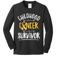 Childhood Cancer Design For A Childhood Cancer Survivor Kids Long Sleeve Shirt