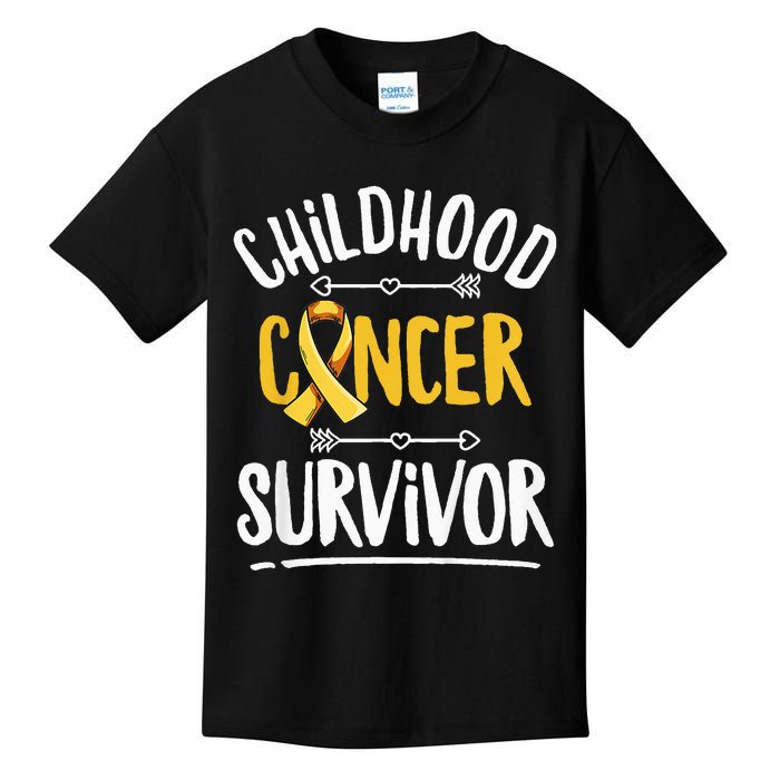 Childhood Cancer Design For A Childhood Cancer Survivor Kids T-Shirt