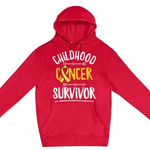 Childhood Cancer Design For A Childhood Cancer Survivor Premium Pullover Hoodie