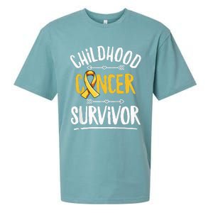 Childhood Cancer Design For A Childhood Cancer Survivor Sueded Cloud Jersey T-Shirt