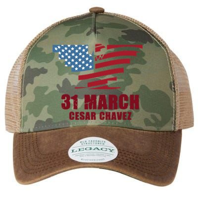 Cesar Chavez Day March 31 Si Se Puede Legacy Tie Dye Trucker Hat