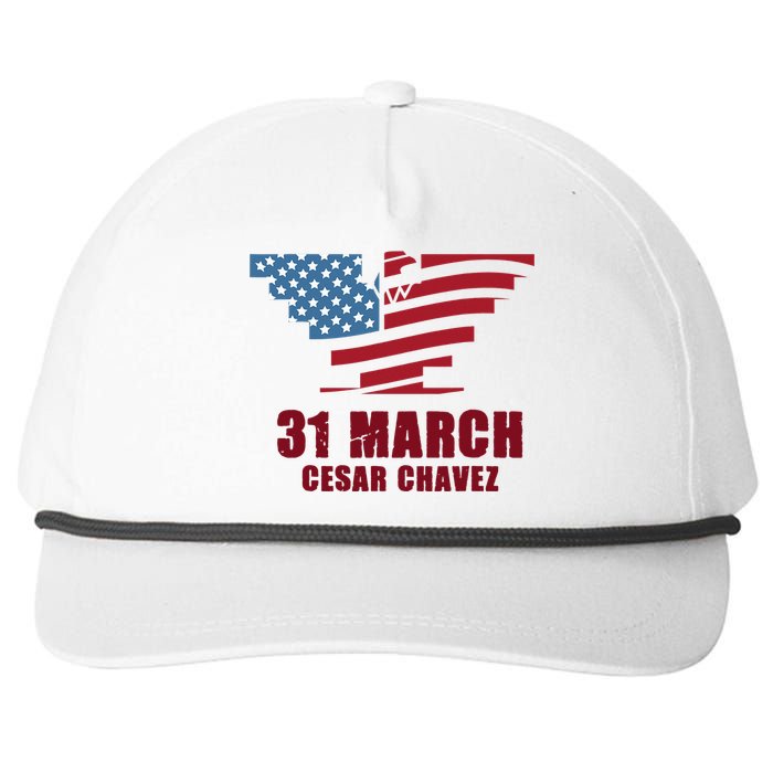 Cesar Chavez Day March 31 Si Se Puede Snapback Five-Panel Rope Hat