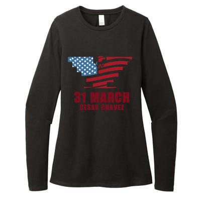 Cesar Chavez Day March 31 Si Se Puede Womens CVC Long Sleeve Shirt