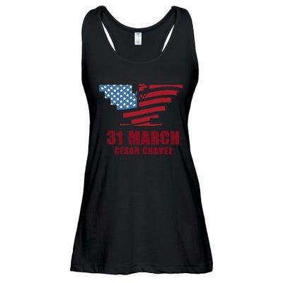 Cesar Chavez Day March 31 Si Se Puede Ladies Essential Flowy Tank