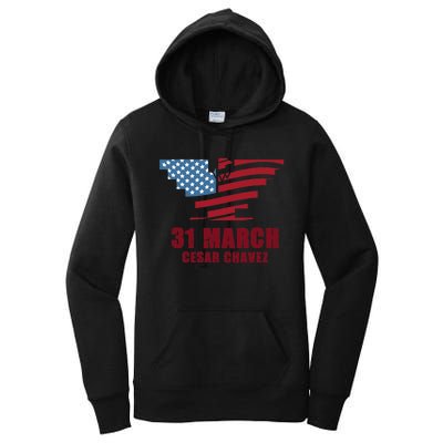 Cesar Chavez Day March 31 Si Se Puede Women's Pullover Hoodie