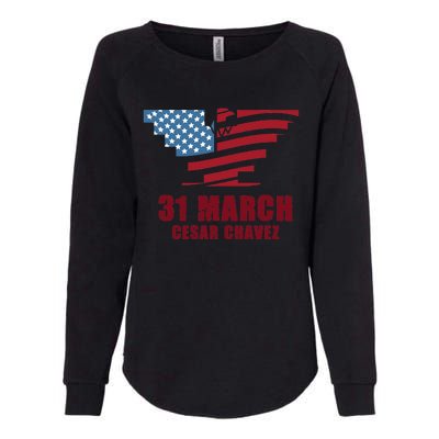 Cesar Chavez Day March 31 Si Se Puede Womens California Wash Sweatshirt