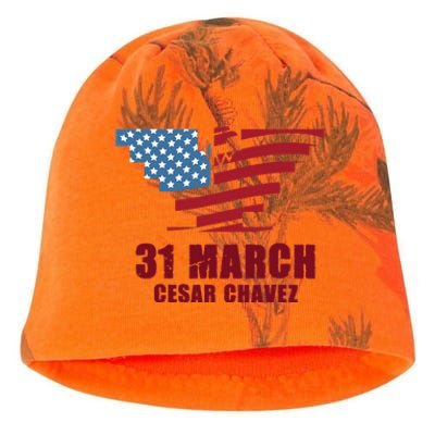 Cesar Chavez Day March 31 Si Se Puede Kati - Camo Knit Beanie