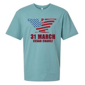 Cesar Chavez Day March 31 Si Se Puede Sueded Cloud Jersey T-Shirt