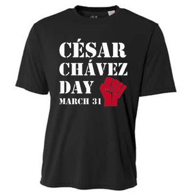 Cesar Chavez Day March 31 funny president Cooling Performance Crew T-Shirt