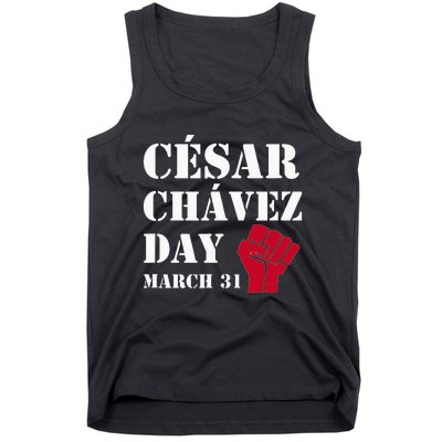 Cesar Chavez Day March 31 funny president Tank Top