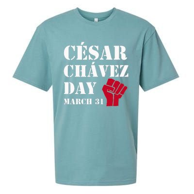 Cesar Chavez Day March 31 funny president Sueded Cloud Jersey T-Shirt