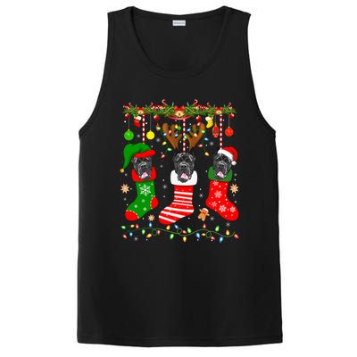 Cane Corso Dog In Christmas Socks Lights Xmas Gift PosiCharge Competitor Tank