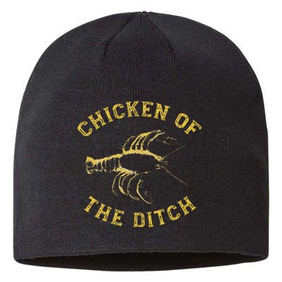 Crawfish Chicken Ditch Retro Cajun Food Gift Sustainable Beanie