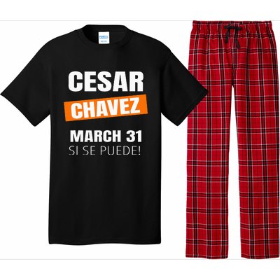 Cesar Chavez Day Si Se Puede March Holiday Gift Mexico Pajama Set