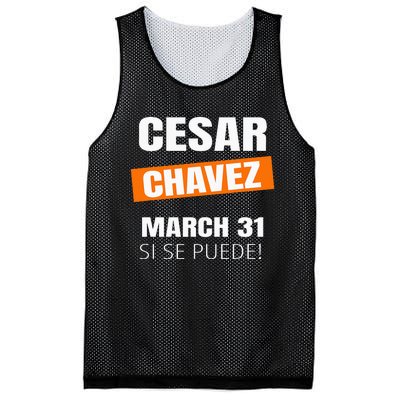 Cesar Chavez Day Si Se Puede March Holiday Gift Mexico Mesh Reversible Basketball Jersey Tank