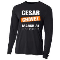 Cesar Chavez Day Si Se Puede March Holiday Gift Mexico Cooling Performance Long Sleeve Crew