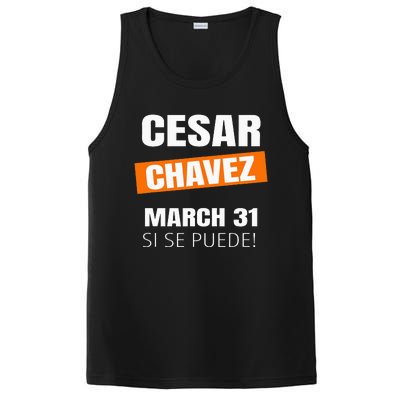 Cesar Chavez Day Si Se Puede March Holiday Gift Mexico PosiCharge Competitor Tank