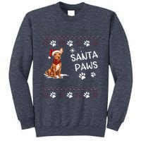 Cute Cirneco DellEtna Dog Ugly Christmas Santa Paws Sweatshirt