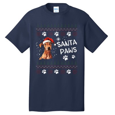 Cute Cirneco DellEtna Dog Ugly Christmas Santa Paws Tall T-Shirt