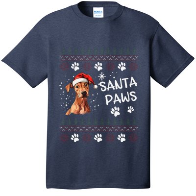 Cute Cirneco DellEtna Dog Ugly Christmas Santa Paws T-Shirt