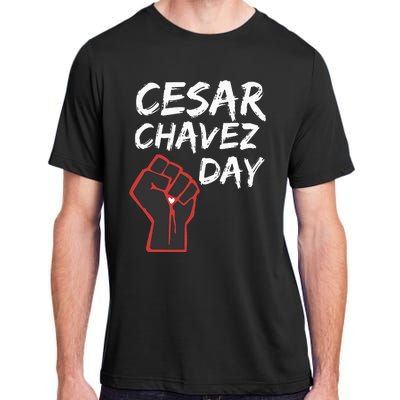 Cesar Chavez Day Si Se Puede March Holiday Mexico Mexican Adult ChromaSoft Performance T-Shirt