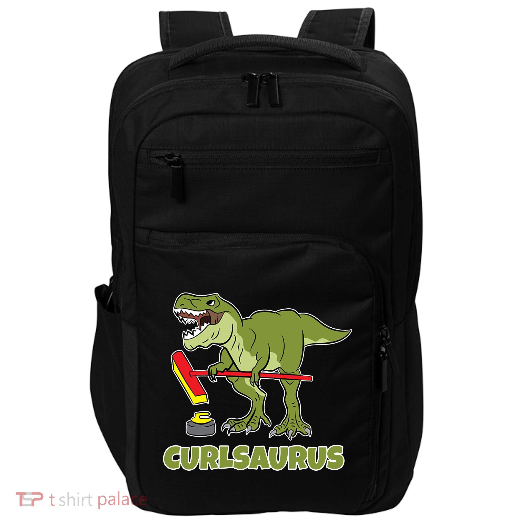 Curlsaurus Curler Dinosaur Sport Impact Tech Backpack
