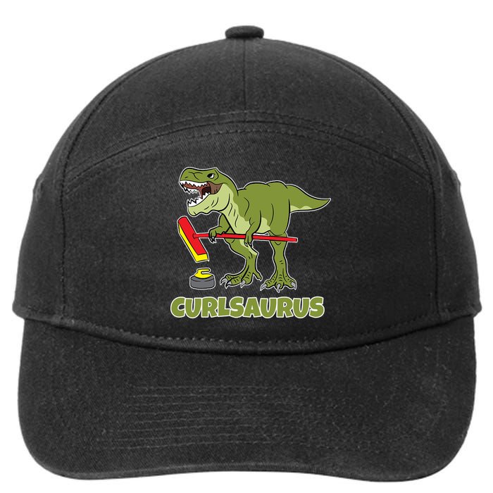 Curlsaurus Curler Dinosaur Sport 7-Panel Snapback Hat