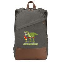 Curlsaurus Curler Dinosaur Sport Cotton Canvas Backpack