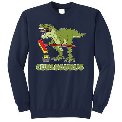 Curlsaurus Curler Dinosaur Sport Tall Sweatshirt