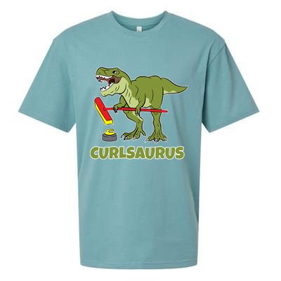 Curlsaurus Curler Dinosaur Sport Sueded Cloud Jersey T-Shirt