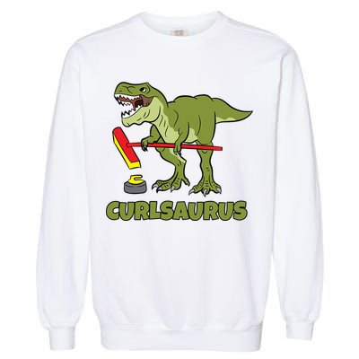 Curlsaurus Curler Dinosaur Sport Garment-Dyed Sweatshirt